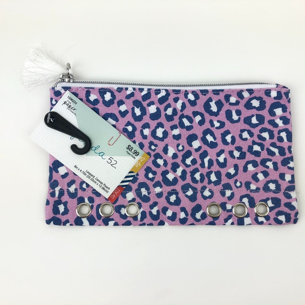 The Paper Studio~Agenda 52 Purple Leopard Print Ca